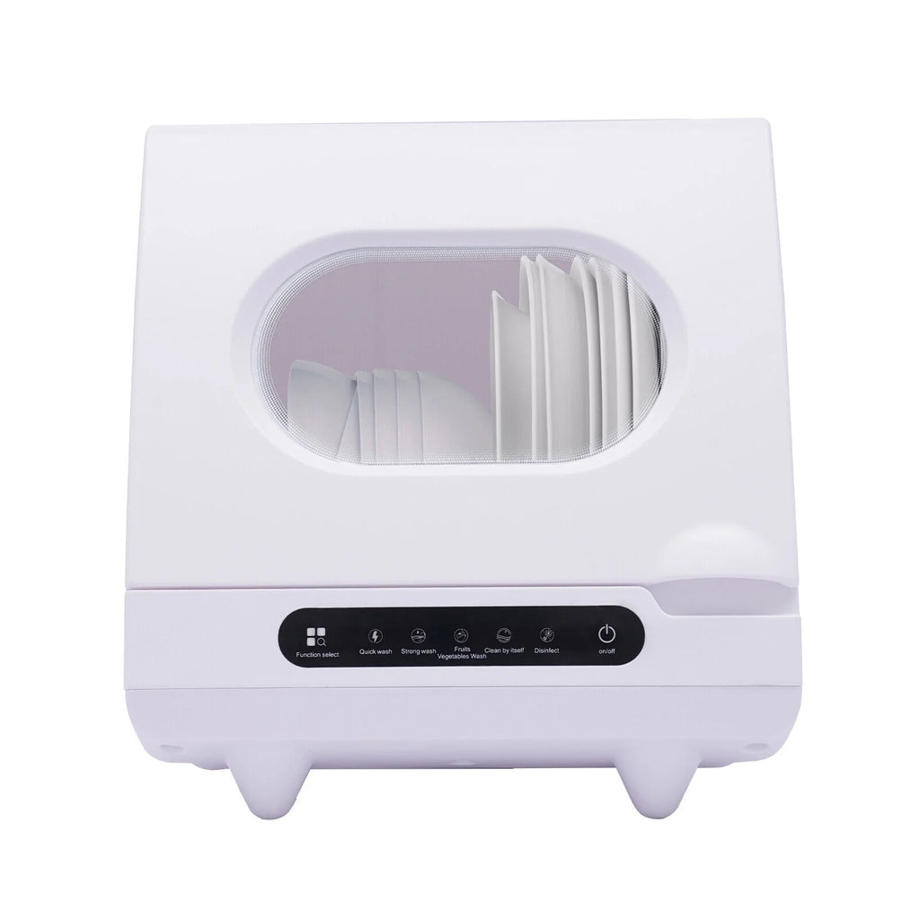Miumaeov Compact Mini Dishwasher with Full Panel Control, 50 dB