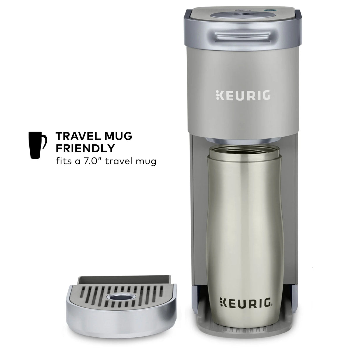 Keurig K-Mini Plus Single Serve K-Cup Pod Coffee Maker, Dusty Rose