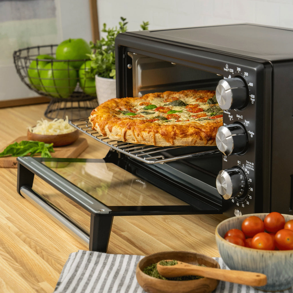 Oster? Convection 4-Slice Toaster Oven, Matte Black, Convection Oven and Countertop Oven