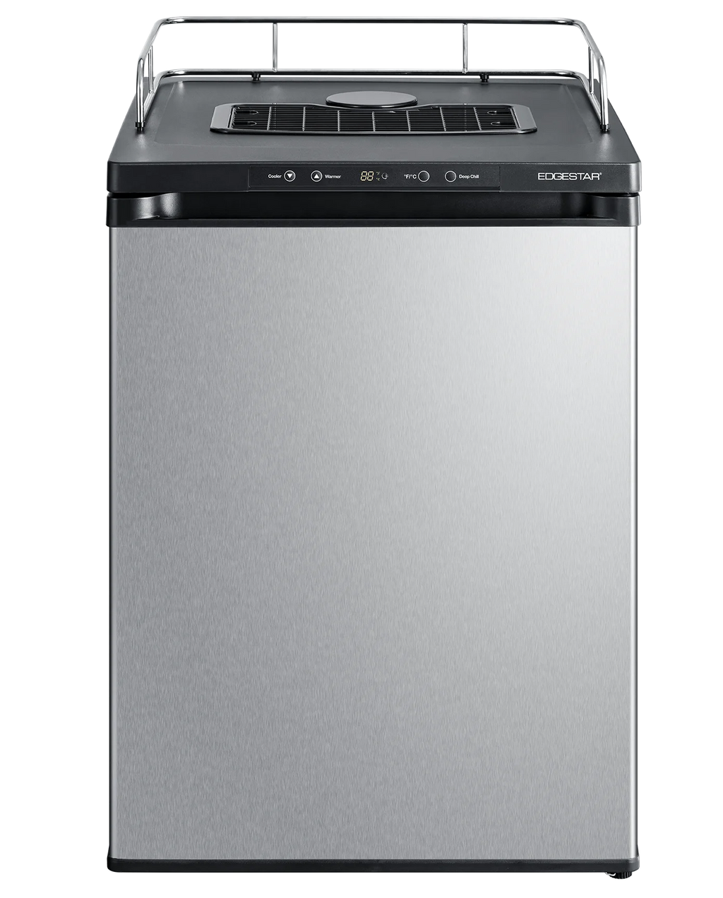 Edgestar Br3002 24" Wide Kegerator Conversion Refrigerator For Full Size Kegs - Black