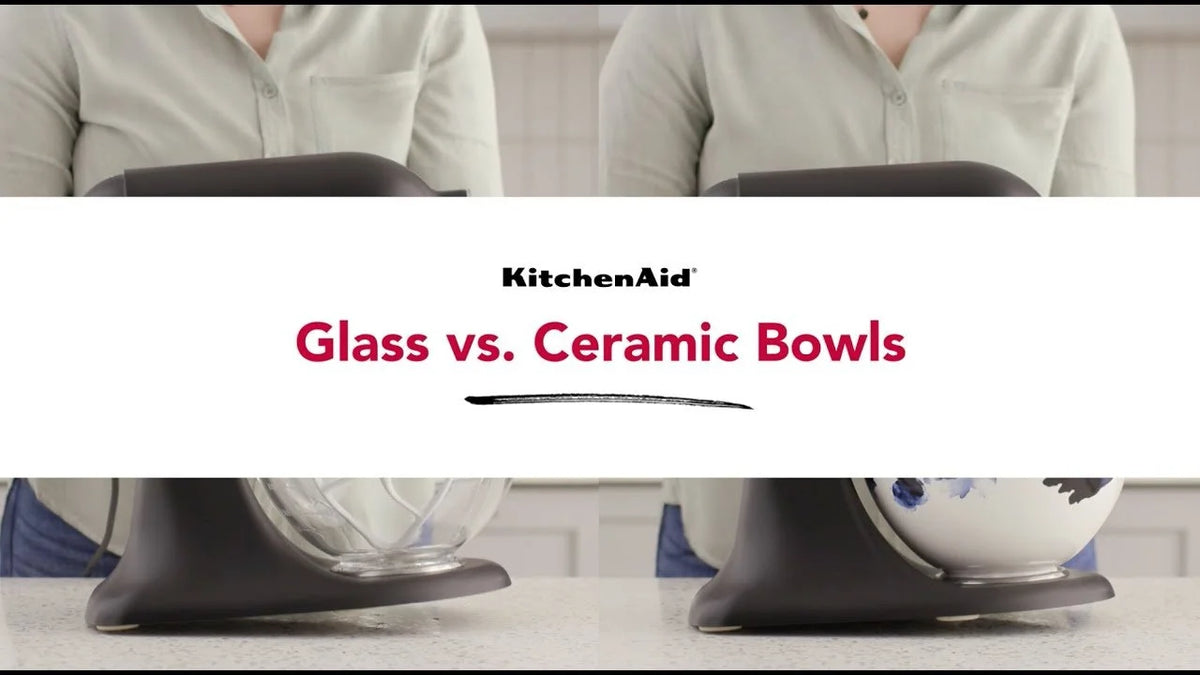 KitchenAid Dew Drop Ceramic Mixing Bowl with Pour Spout