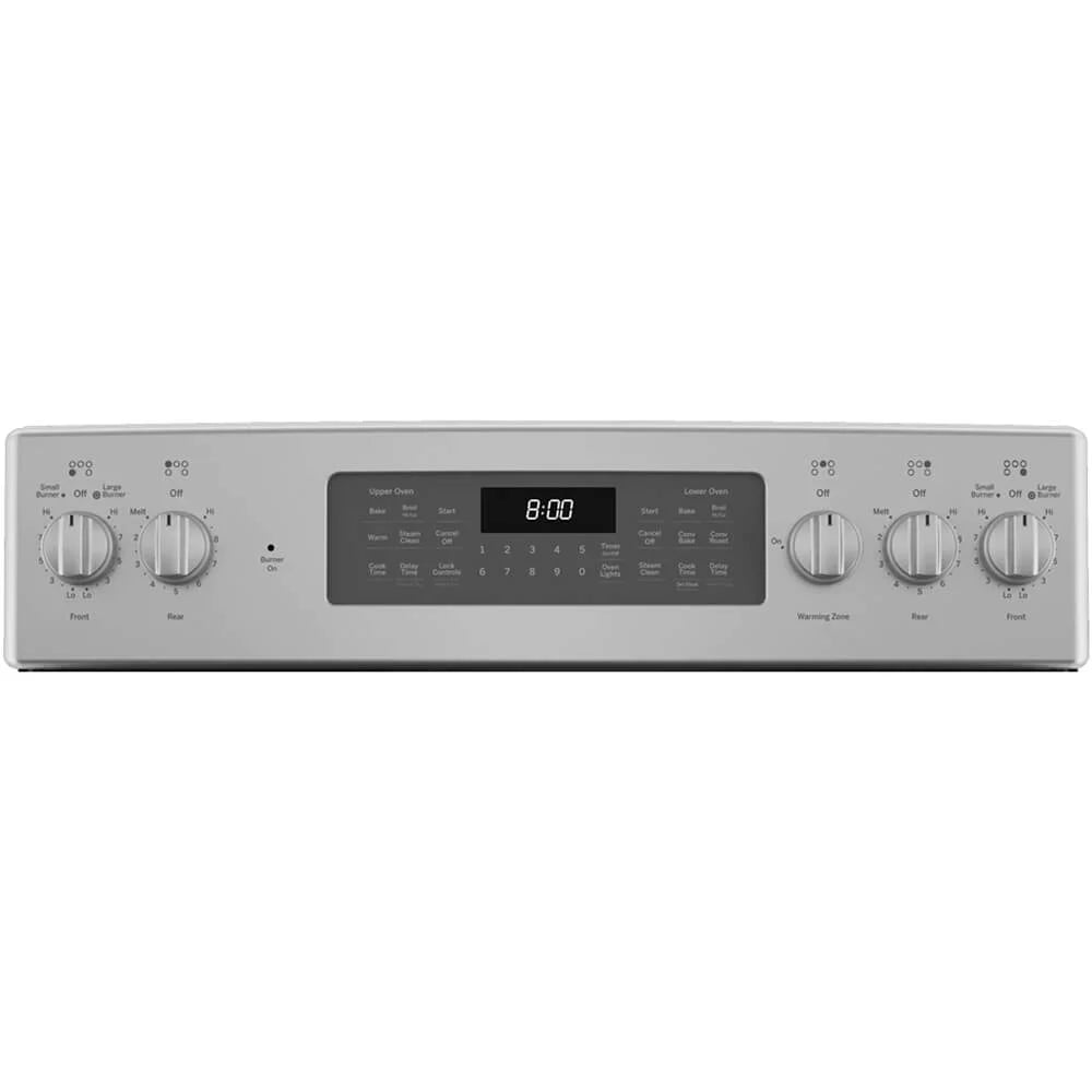 GE? 30" Free-Standing Electric Double Oven Convection Range