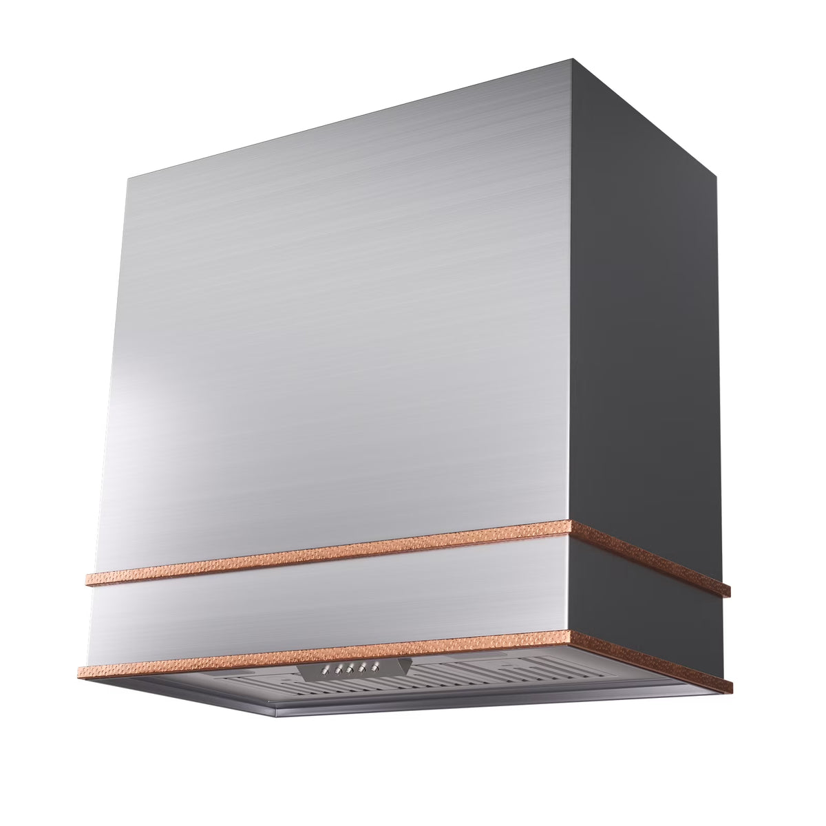 Akicon Range Hood 30 Inch, 600 CFM Ducted Vent Hood, Stainless Steel Box Kitchen Hood with 2 LED Lights, Removable Baffle Filters, Stove Hood Vent for Kitchen, 3 Speeds, Wall Mounted (AK-HS30HB-JBC)
