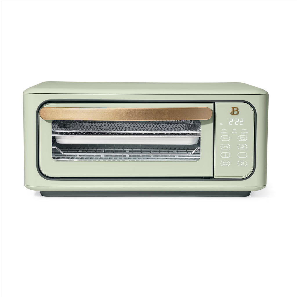 Beautiful Infrared Air Fryer Toaster Oven, 9-Slice, 1800 W, White Icing by Drew Barrymore