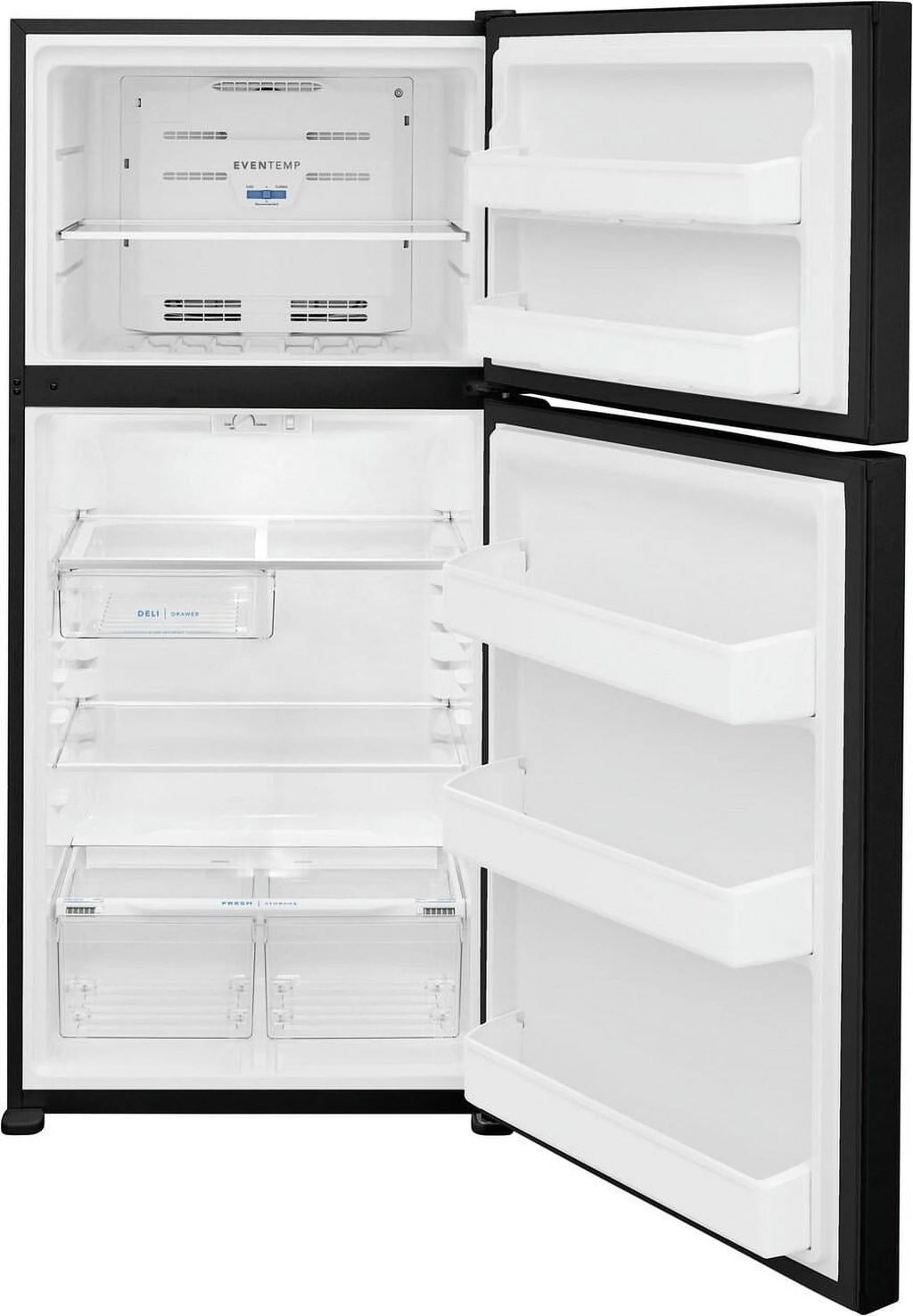 Frigidaire FFTR1835VB 18.3 Cu. Ft. Top Freezer Refrigerator, Black