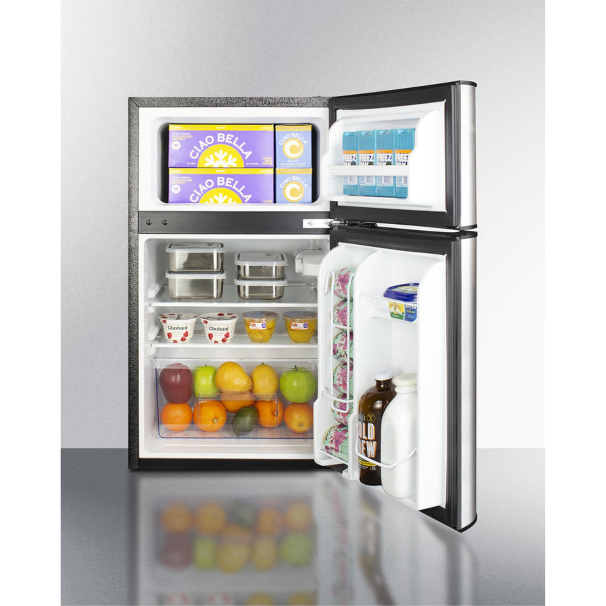 SUMMIT 19" Wide 2-Door Refrigerator-Freezer, ADA Height