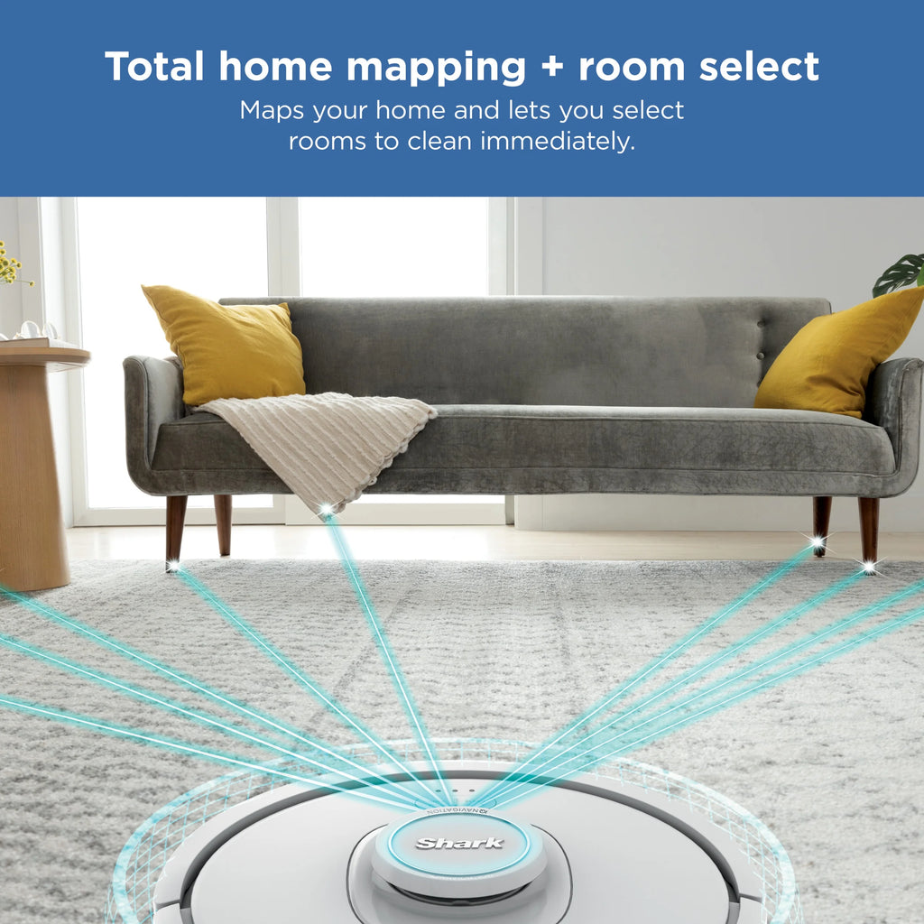 Shark® Matrix�?IQ Robot Vacuum, Bagless 60 Day Capacity Base, Multi-Surface Cleaning, Self Emptying, Home Mapping, RV2302AE