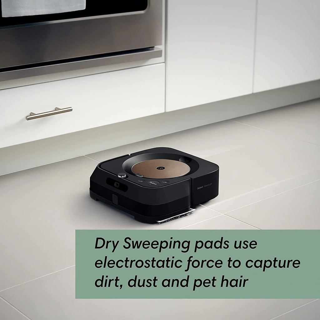 iRobot Braava Jet M6 6012 Ultimate Robot Mop- Wi-Fi Connected, Precision Jet Spray, Smart Mapping, Compatible with Alexa, Ideal for Multiple Rooms, Recharges and Resumes
