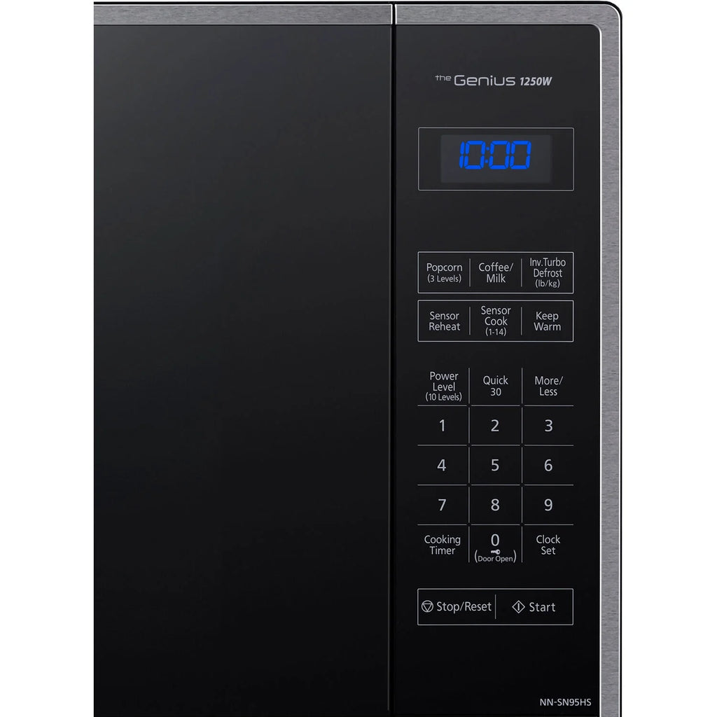 Panasonic 2.2-cu. ft. 1250W Countertop Microwave with Inverter Technology, Stainless Steel NN-SN95HS