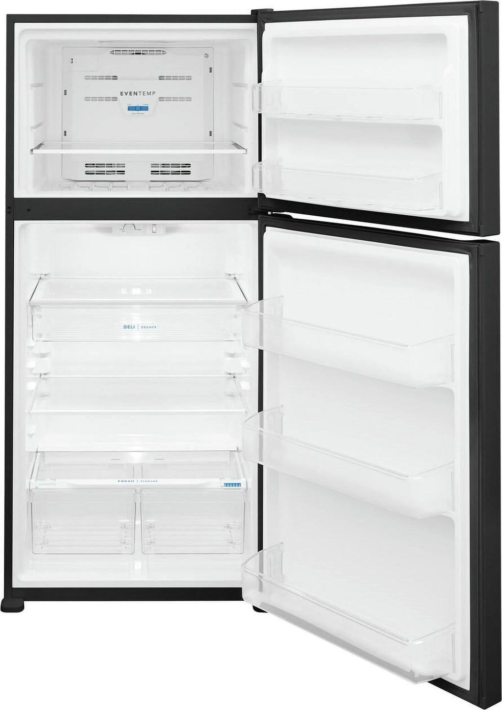 Frigidaire FFTR2045VB 20 Cu Ft Garage Ready Top-Freezer Refrigerator, Black