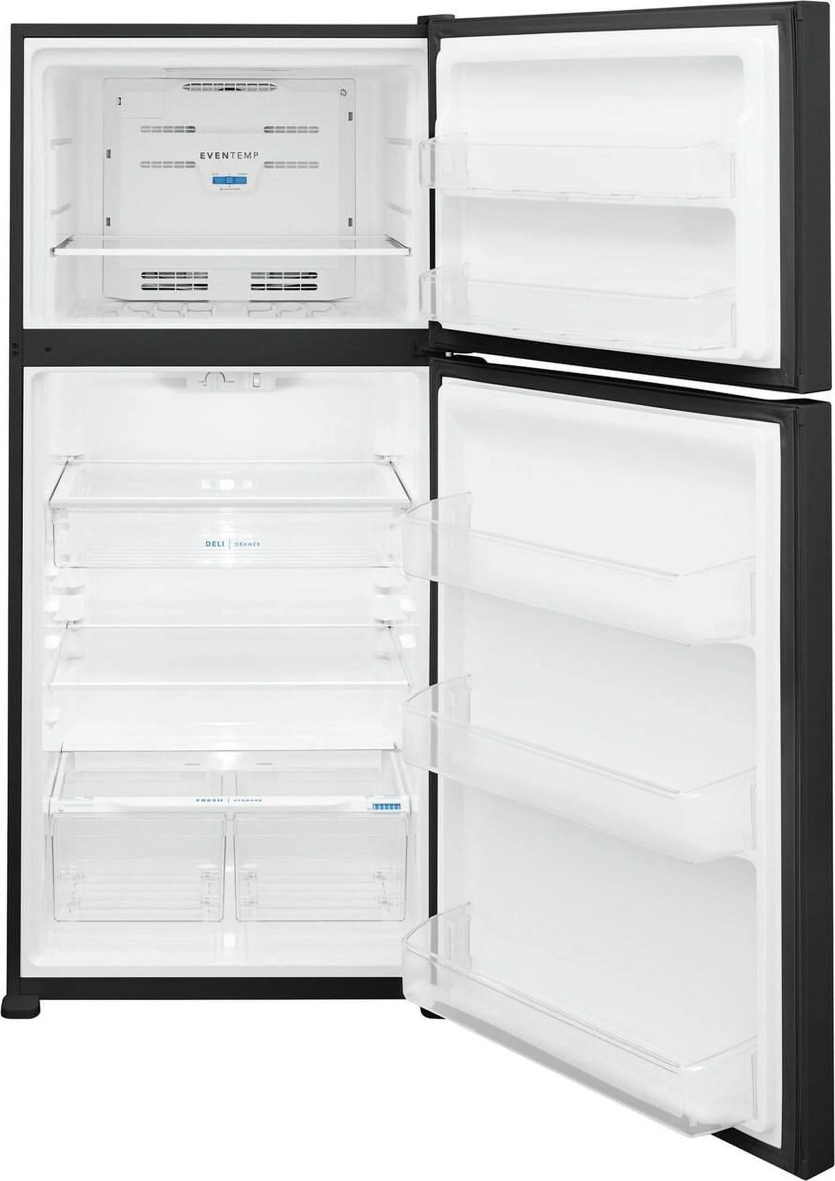 Frigidaire FFTR2045VB 20 Cu Ft Garage Ready Top-Freezer Refrigerator, Black