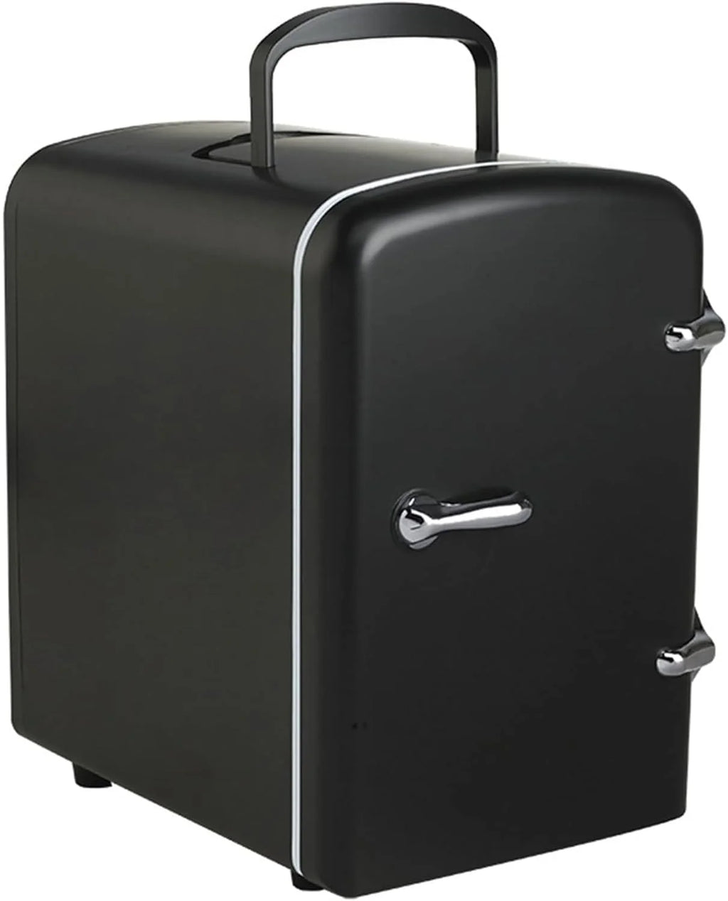 Mini Fridge,Skincare Fridge,Portable 4-Liter Capacity Makeup Fridge,Ideal for Bedroom, Dorm, Car and Office Use,Thermoelectric Cooler and Warmer,Car Fridge (Black)