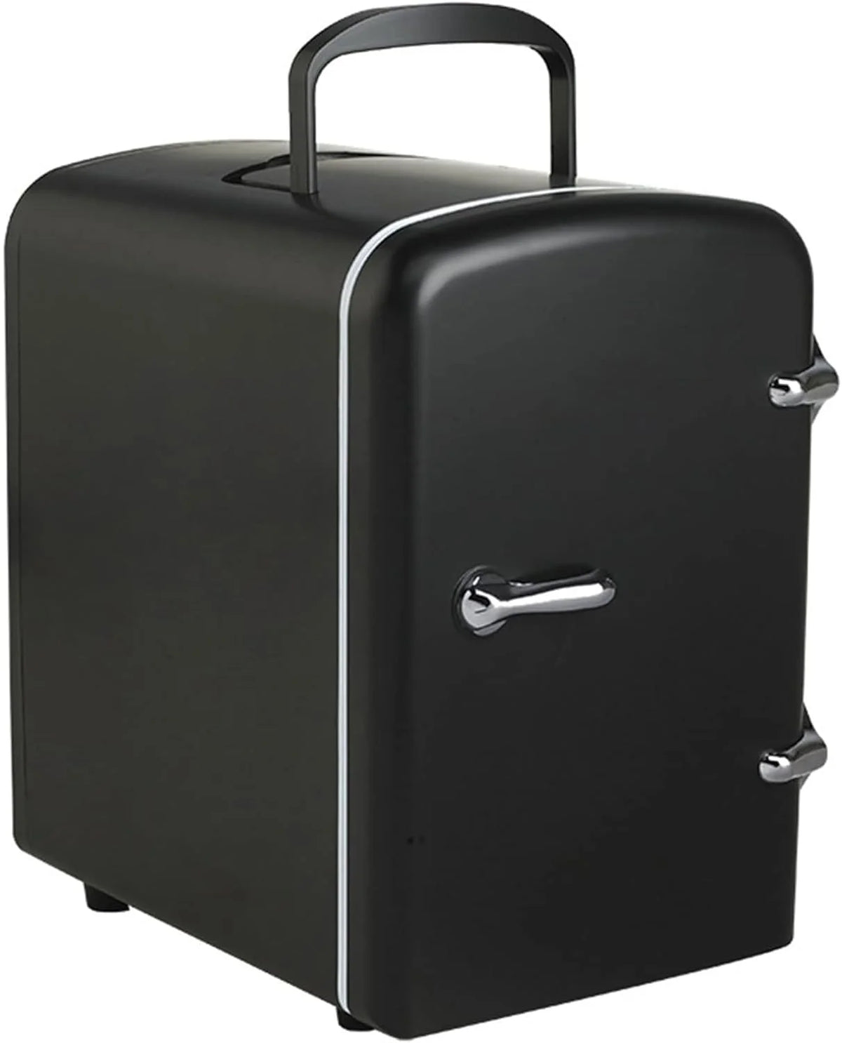 Mini Fridge,Skincare Fridge,Portable 4-Liter Capacity Makeup Fridge,Ideal for Bedroom, Dorm, Car and Office Use,Thermoelectric Cooler and Warmer,Car Fridge (Black)