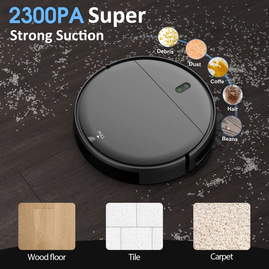 ONSON Robot Vacuum Cleaner, Robot Vacuum and Mop Combo with WIFI/Alexa for Pet Hair and Hard Floor