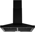 "Joeaonz 24"" Wall Mount Convertible Range Hood, 450CFM, Stainless Steel, 3-Speed with LED Light"