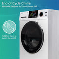 Equator Digital Touch 18 lbs Compact 110V Washer 1400 RPM 4 Memory & 16 Programs