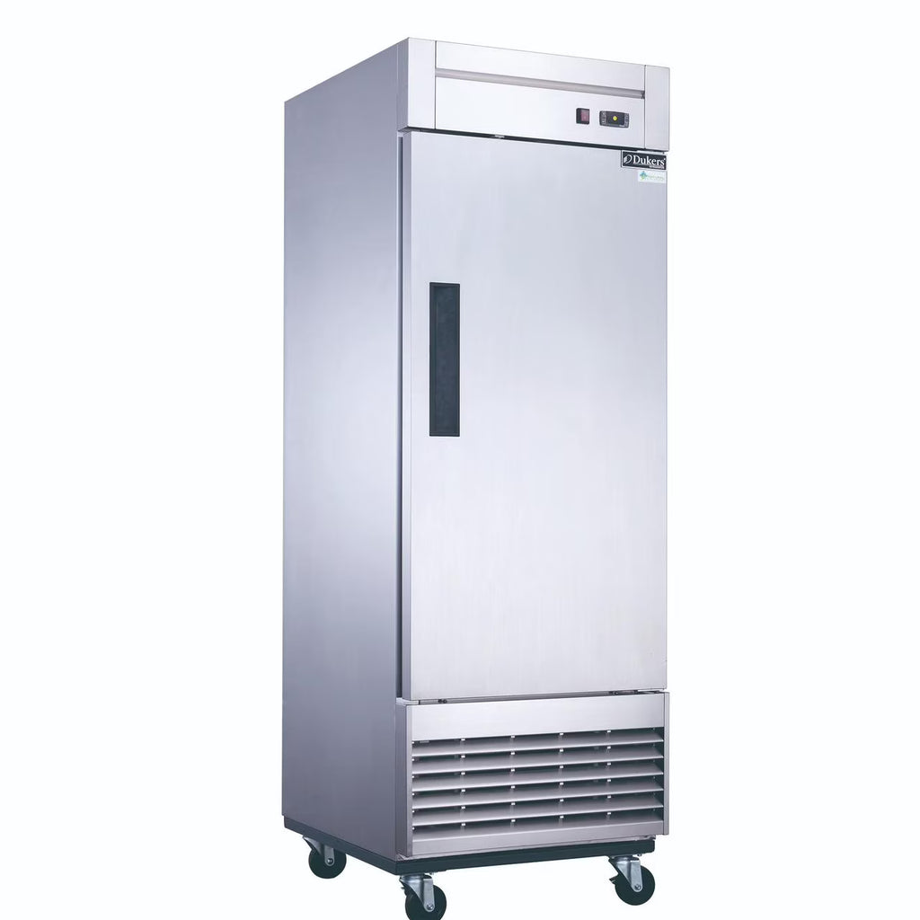 D28F Single Door Commercial Freezer in Stainless Steel