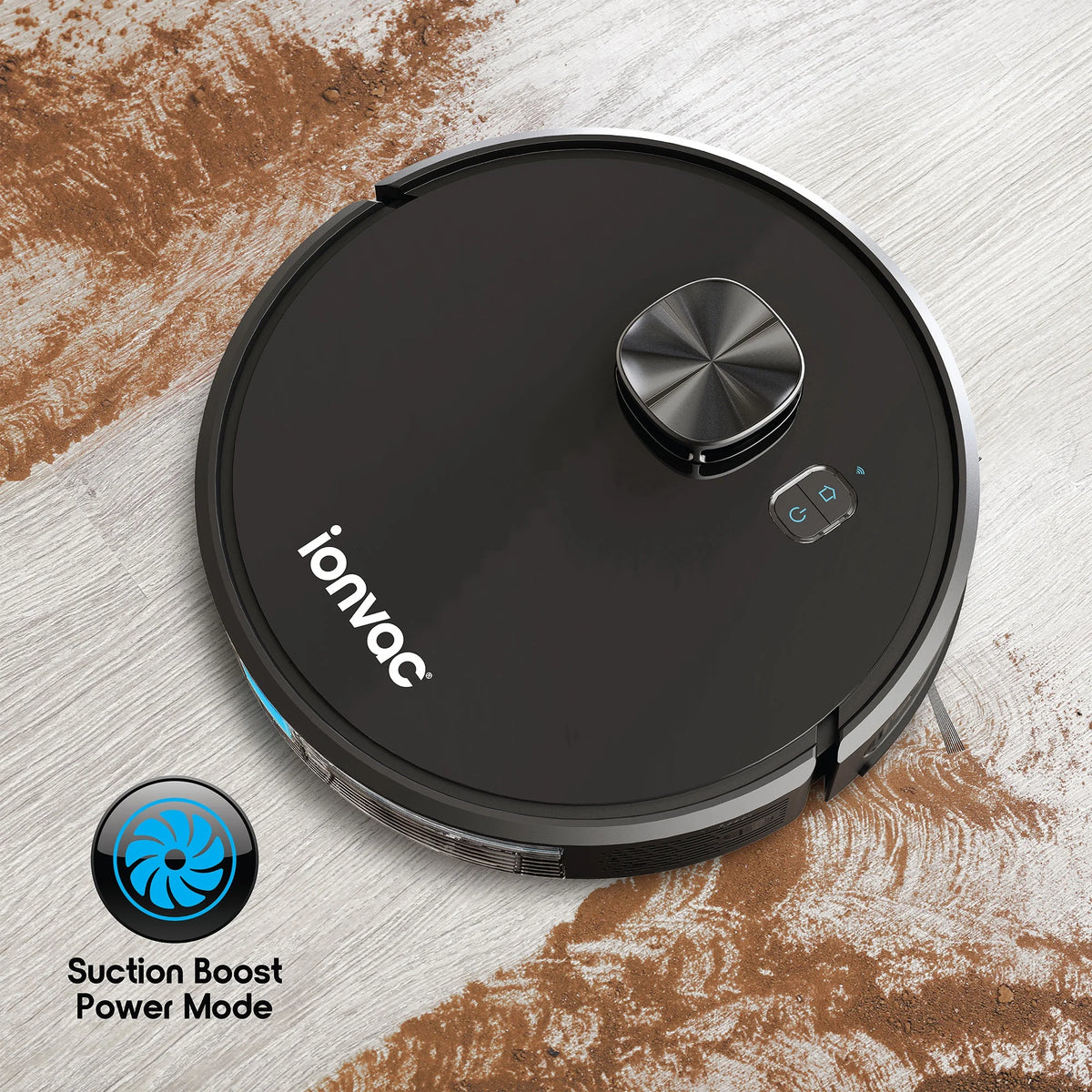 Ionvac OptiMax Robovac, Laser Mapping Robot Vacuum Cleaner with Wi-Fi, New