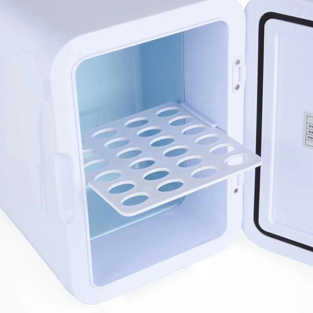 Car Refrigerator 6L Beauty M Irror LED Light Dormitory Mini Refrigerator Cosmetics Facial M Ask Refrigerator High-quality