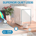 Mini Fridge with LED Lights - 1.06/2.11Gal Portable Beauty Fridge for Cosmetics, Skincare & Medicine - Compact Cooler & Warmer for Home, Travel, Dorm - Space-Saving Gift Idea