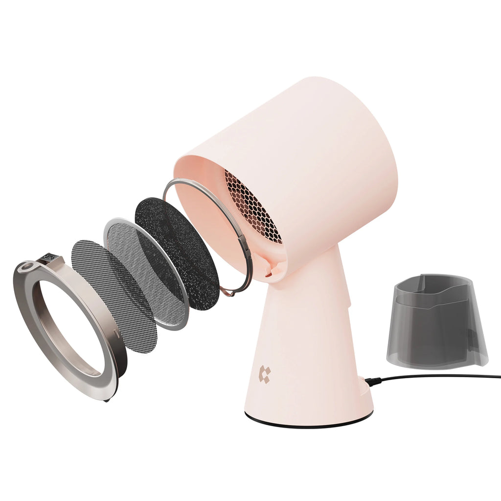 Ciarra HOOD TO GO Portable Mini Desktop Range Hood, Sakura Candy
