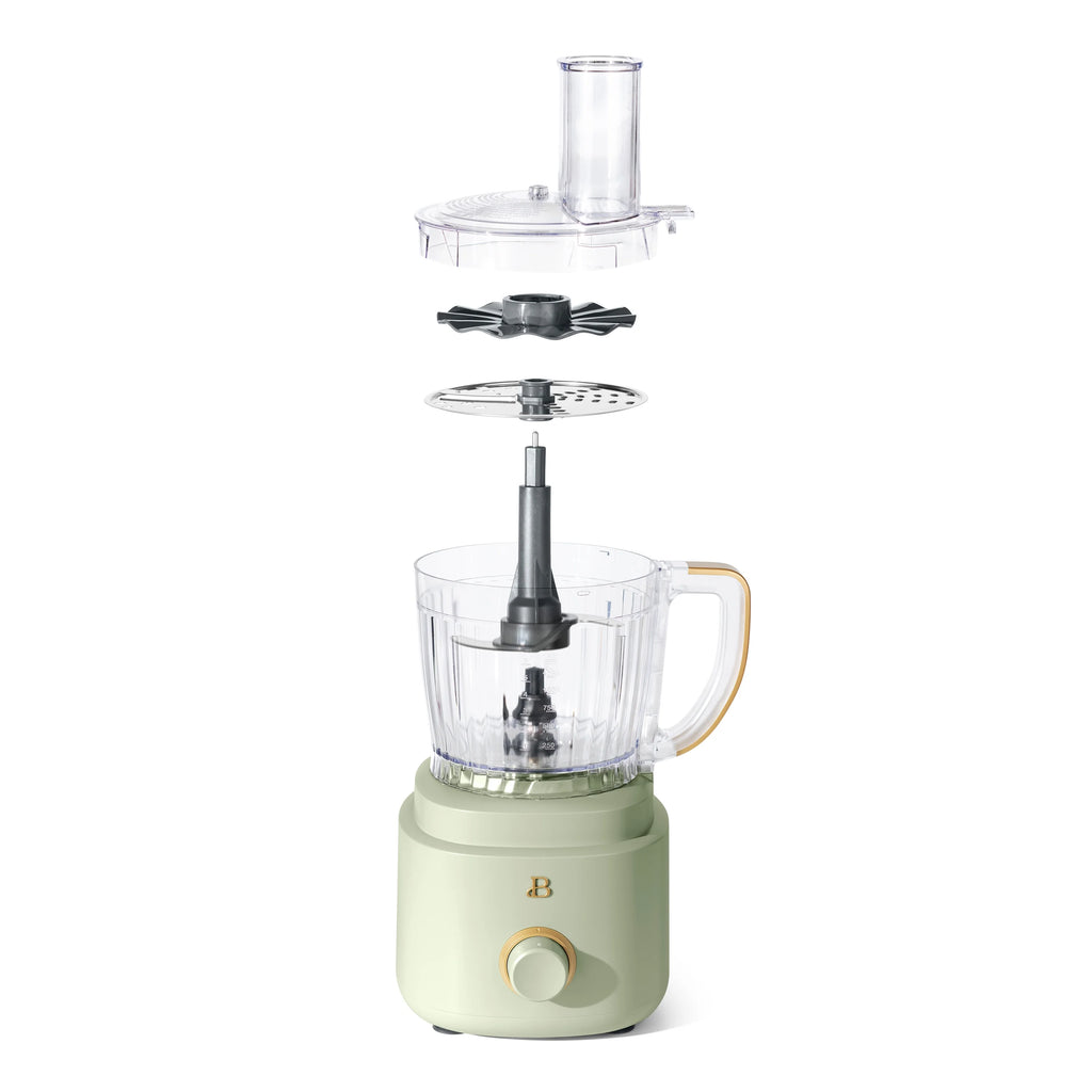 Beautiful 10-Cup Food Processor with Accessories, White Icing by Drew Barrymore