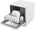 Countertop Dishwasher Compact Dishwasher, Mini Dishwasher with 4.8L Built-in Water Tank 110V Portable Dishwasher 5 Washing Programs 360�� Dual Spray Mini Dishwasher for Apartments RVs 590W