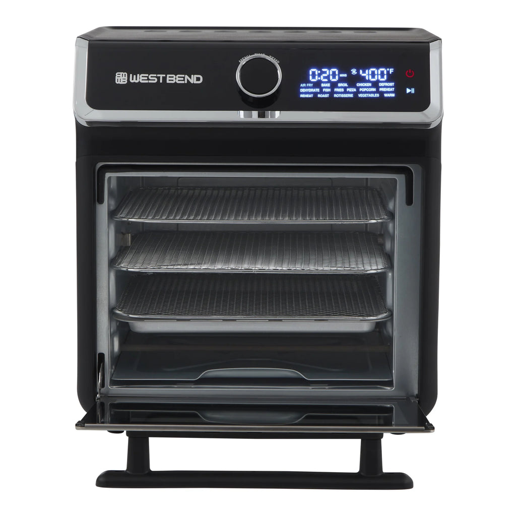 West Bend 15 Qt. Air Fryer Oven with 16 Presets, in Black (AFWB15BK13)