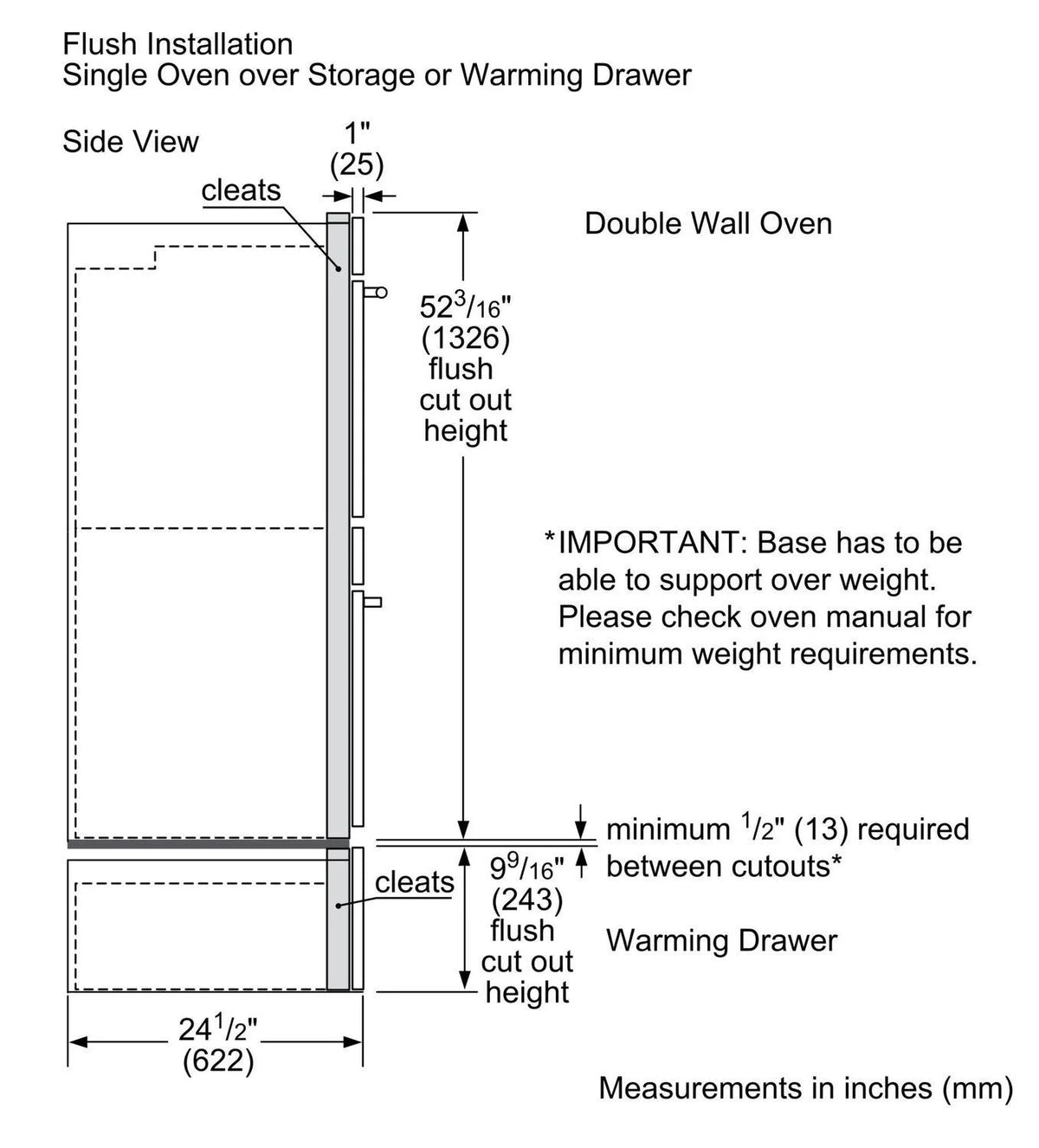 BOSCH HBL5651UC double wall electric oven