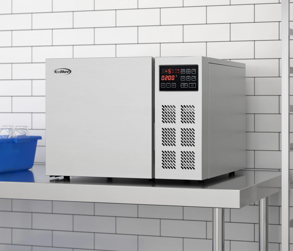 Commercial 10 Pan Reach-in Blast Chiller 88 lbs Rapid Chill / 77 lbs Rapid Freeze