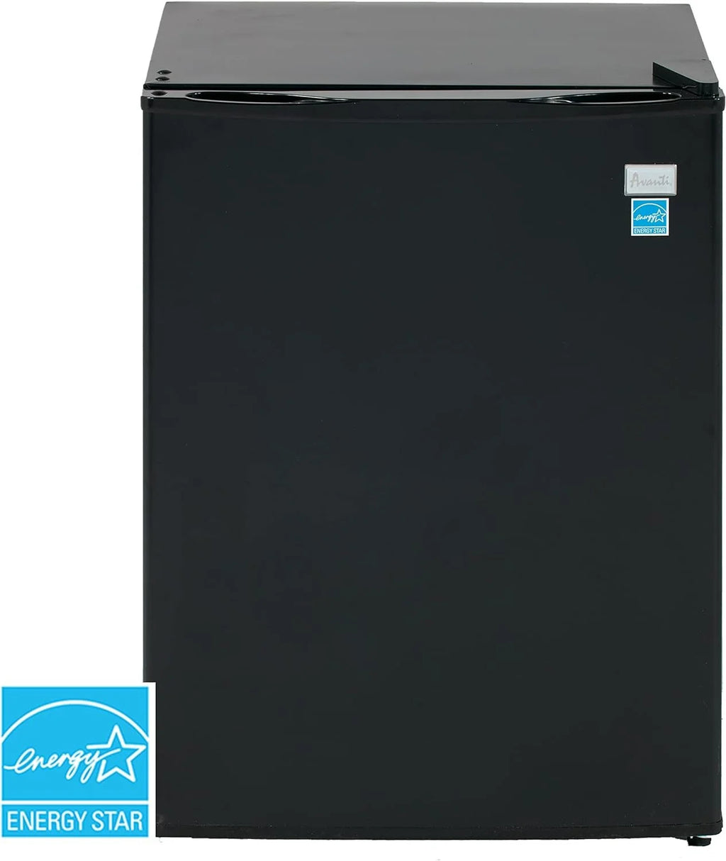 Avanti Compact Refrigerator, 17.75 x 18.5 x 24.75 inches, Black - RM24T1B