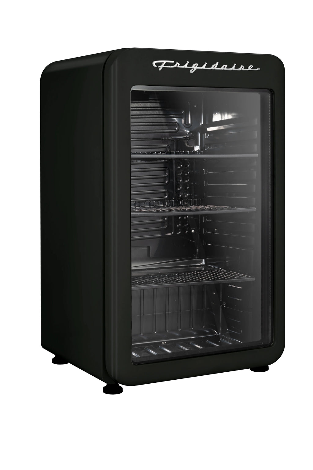 Frigidaire 3.3 Cu. Ft. Retro Refrigerator, Glass Door, Black