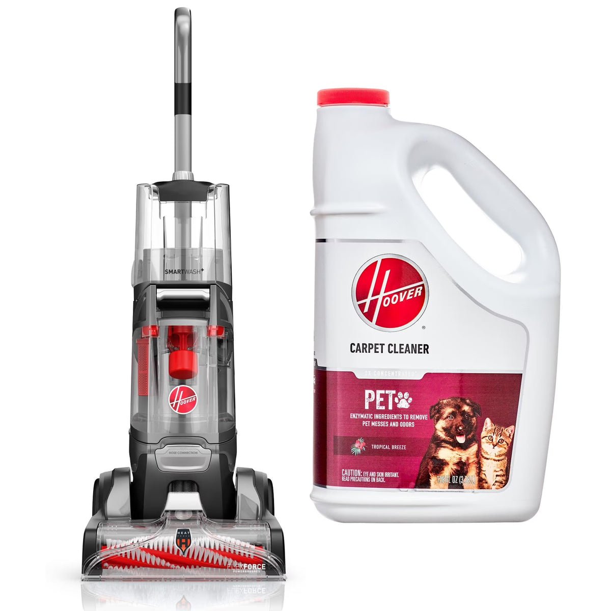 Hoover SmartWash Essentials Automatic Upright Carpet Cleaner Machine, for Carpet & Upholstery, Quick Dry Mode, Upholstery Tool Attachment, FH52110
