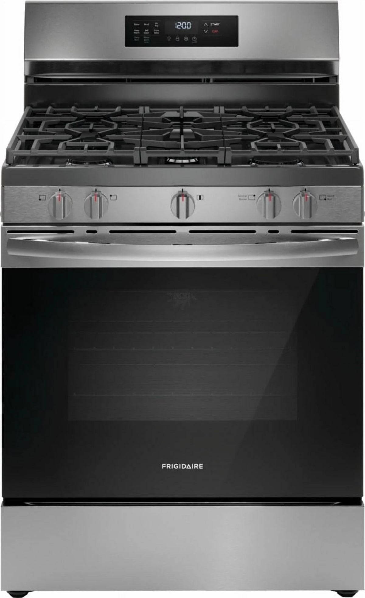 Frigidaire FCRG3083AS 30" Wide Slide-In Gas Range with Air Fry, Stainless Steel