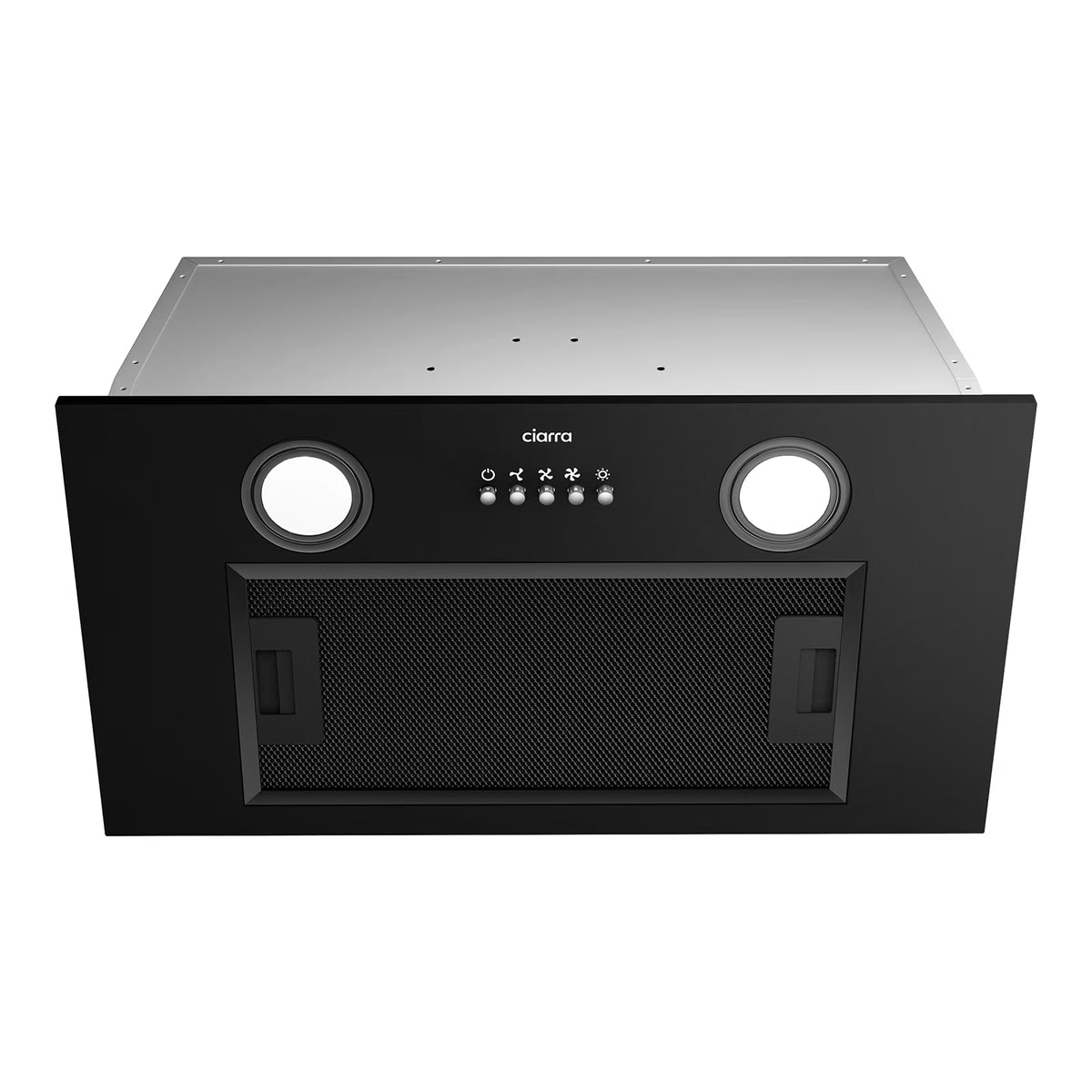 CIARRA Insert Range Hood 20 inch 450 CFM with Push Button Control Stainless Steel CAS913E52