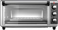 8-Slice Extra Wide Convection Toaster Oven, Fits 9"x13" Oven Pans and 12" Pizza, Bake, Toast, Broil, and Keep Warm Functions, Countertop Compact Design with Stainless Steel Finish