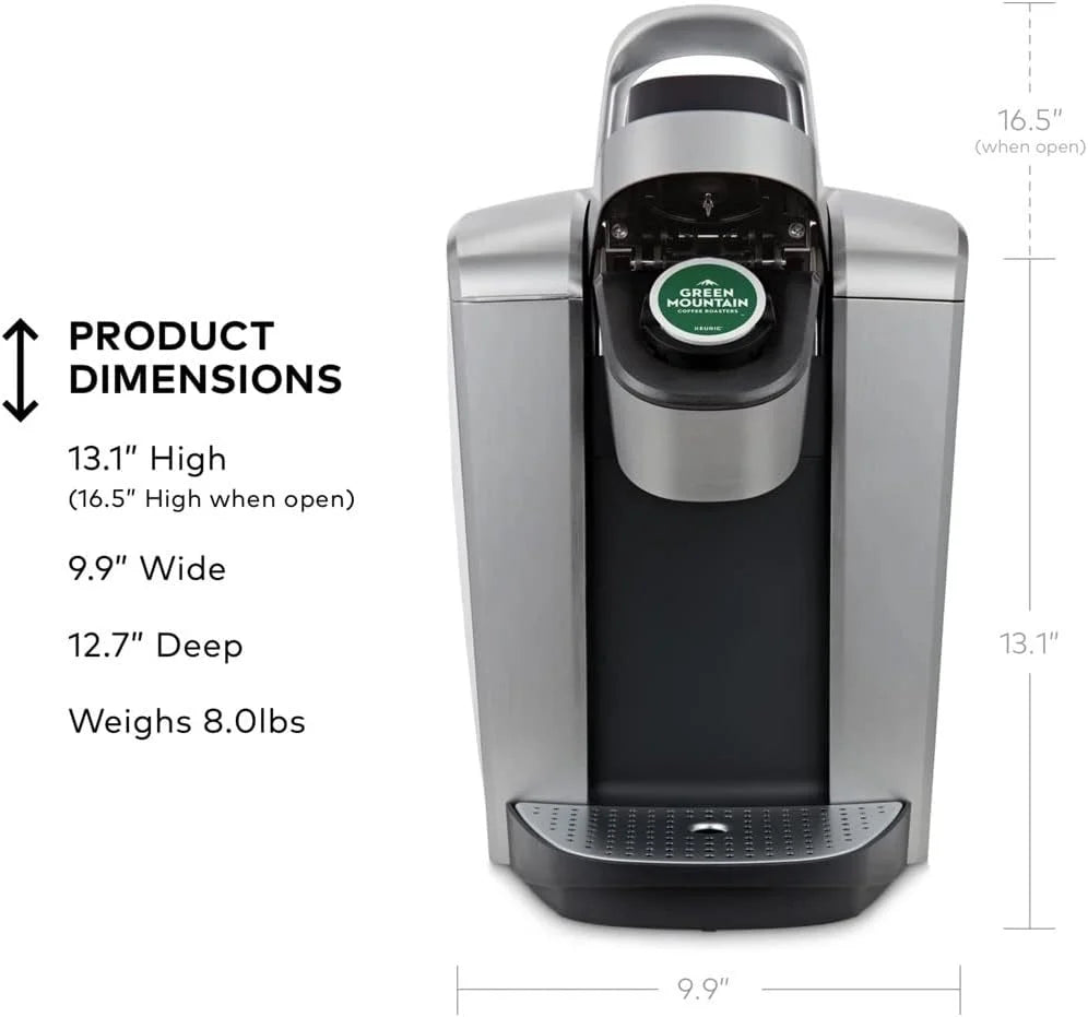 Restored Keurig K-Elite Single-Serve K-Cup Pod Coffee Maker, (Brushed Silver) (Refurbished)