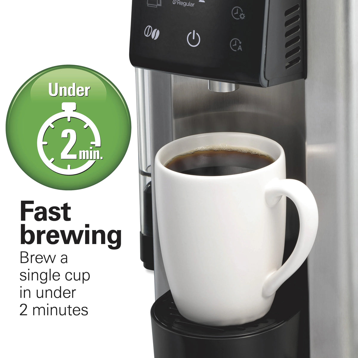 Hamilton Beach FlexBrew Advanced 5-in-1 Coffee Maker, Removable Dual-Position 60 oz. Water Reservoir, 49927