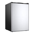 Spaco 3 Cubic Feet Compact Upright Freezer with Stainless Steel Door, Compact Refrigerator for Dorm, Office, Bedroom