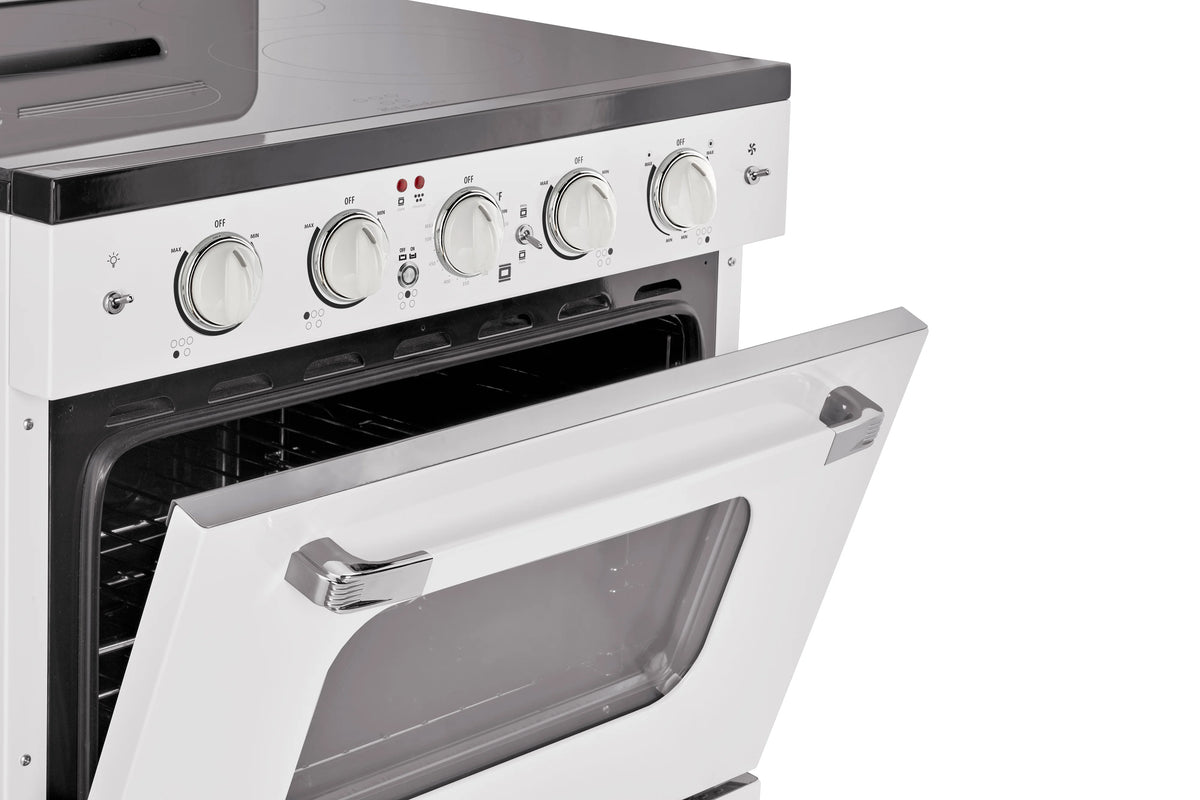 Unique Appliances Oven 30.0 in 3.9 cu/ft Electric Freestanding Range in Marshmallow White