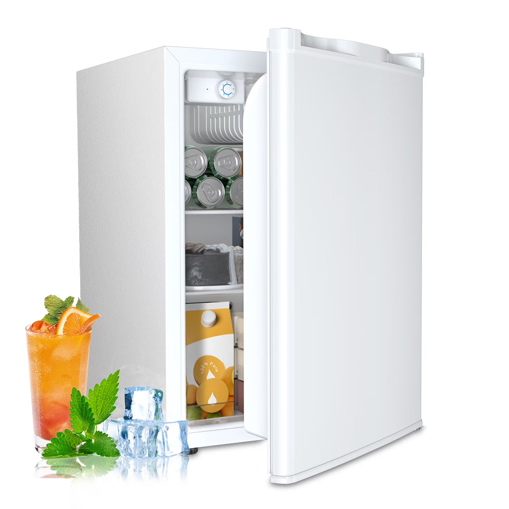 WAA Small Upright Freezer, 2.3 Cu.ft, Removable Shelves, Black