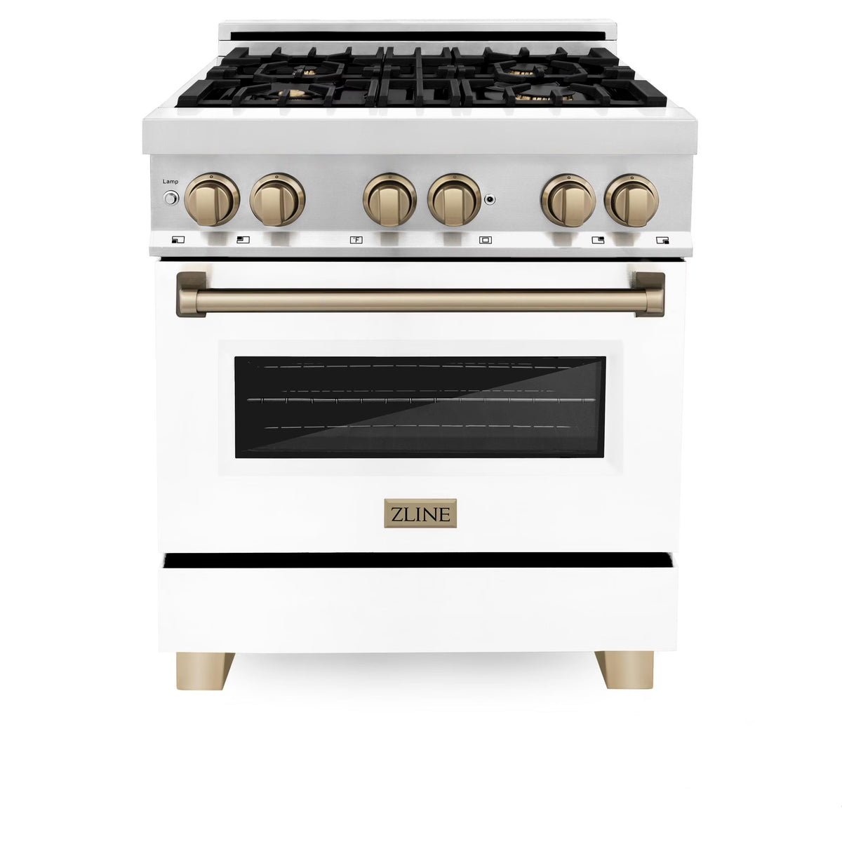 ZLINE KITCHEN AND BATH RAZ30CB professional gas range