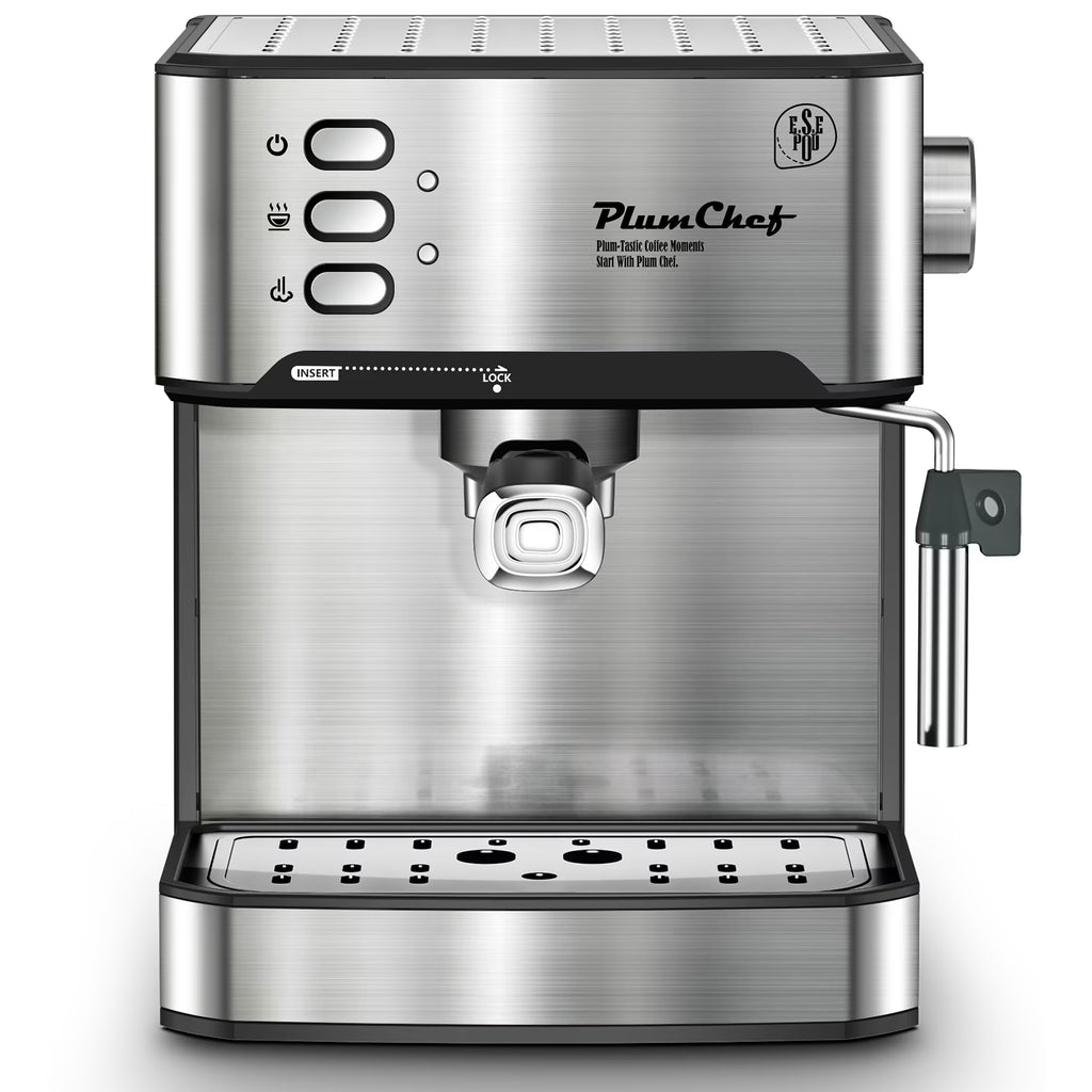20 Bar Espresso Machine with Milk Frother, Single & Double Shot, ESE Pod Compatible, Removable Water Tank for Cappuccino, Latte, & Machiato for Home Barista