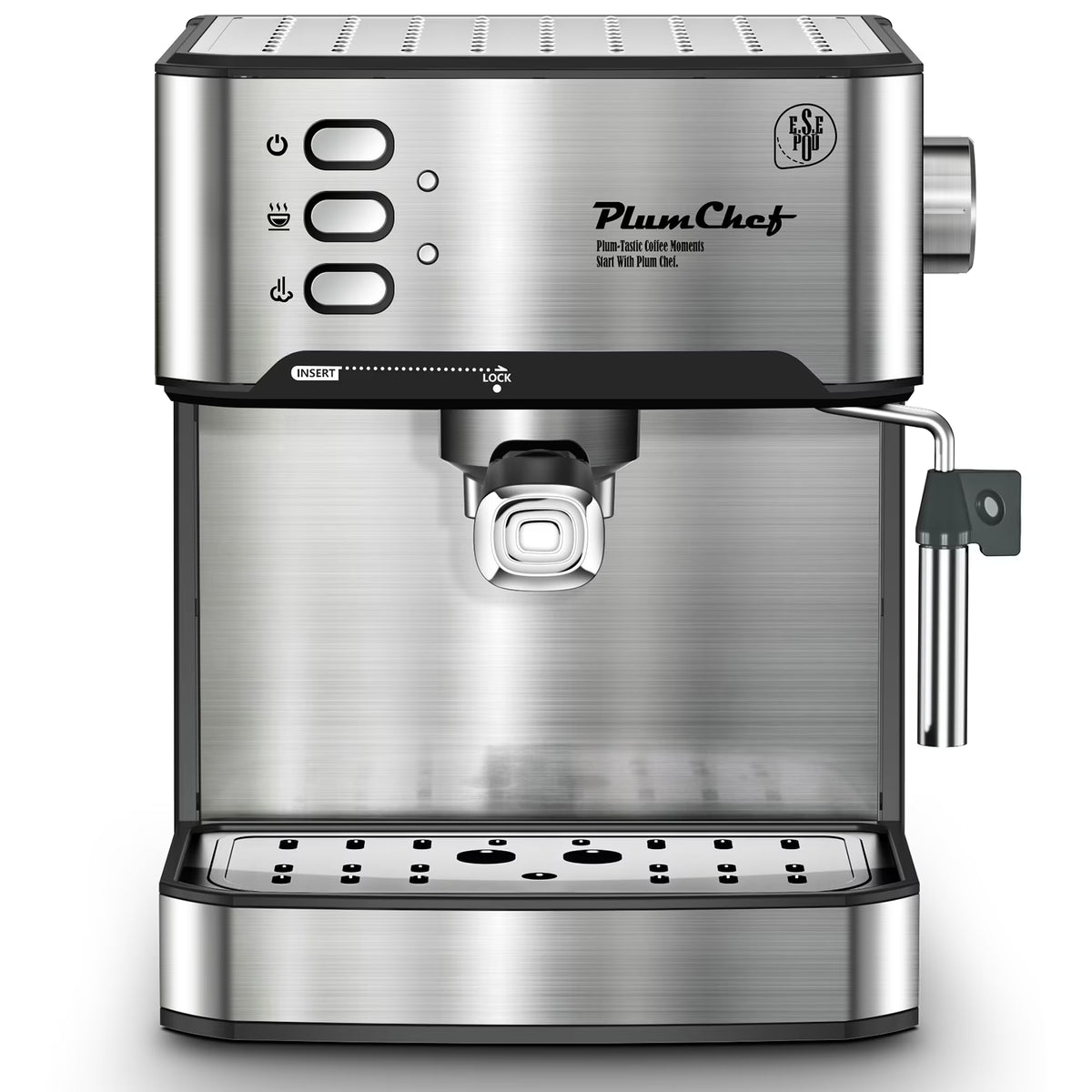 20 Bar Espresso Machine with Milk Frother, Single & Double Shot, ESE Pod Compatible, Removable Water Tank for Cappuccino, Latte, & Machiato for Home Barista
