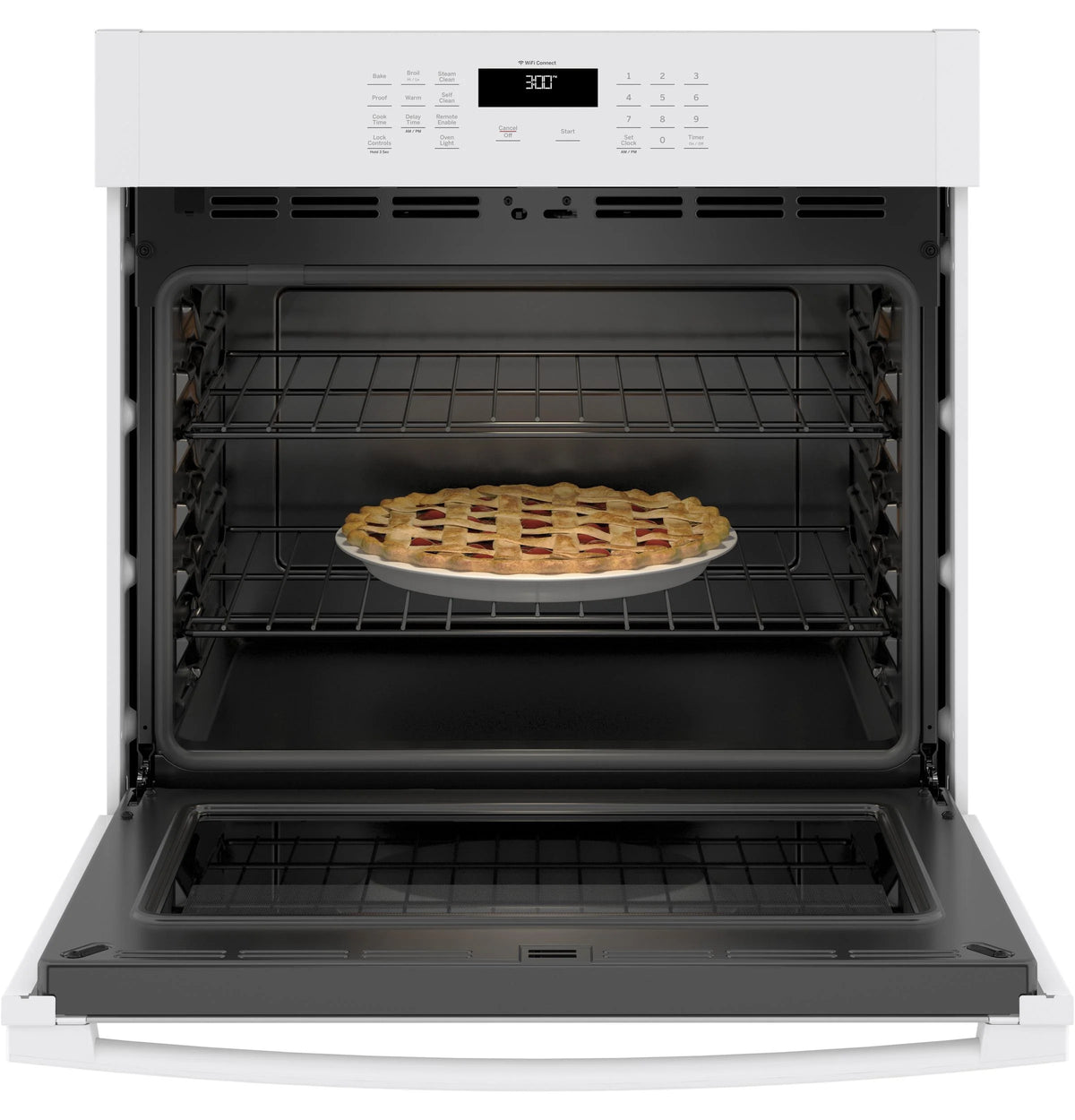 GE Single Wall Oven 30" 141.58L Electric Convection Oven in Stainless Steel