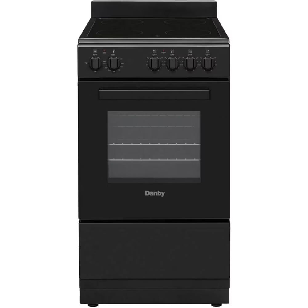 Danby DER20V1B 2.05 Cu. Ft. Black Freestanding Electric Range