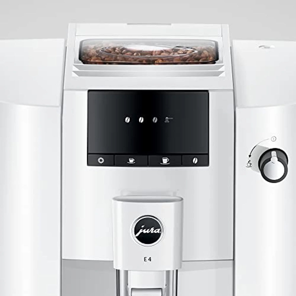 Jura E4 Automatic Coffee Machine (Piano Black)