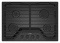 Whirlpool 30 Inch Gas Cooktop, 4 Burner in black WCGK5030PB