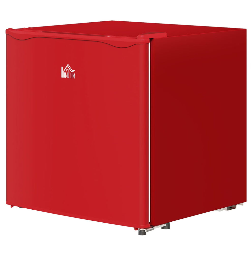 1.1 Cu.Ft Mini Freezer, Compact Upright Freezer - Red, Adjustable Temp, Removable Shelf - Ideal for Dorm, Office, RV & Apartments