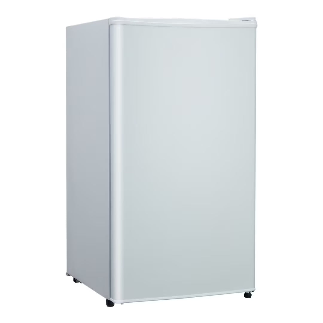 Mini Fridge with Freezer, 3.2 Cu. Ft Small Refrigerator with Adjustable Thermostat, Reversible Door for Home Office, White